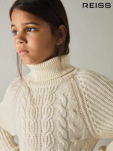 Reiss Mimi Wool Blend Cabled Jumper Dress (AB2455) | 95 €