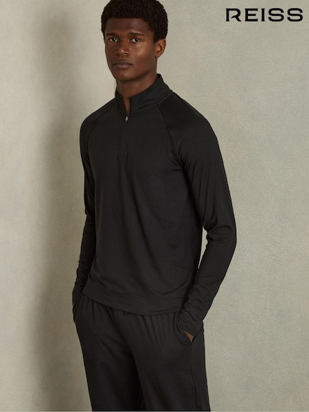 Reiss Matt Stretch Half-Zip Funnel-Neck Top (AB2468) | ‏500 ر.ق.