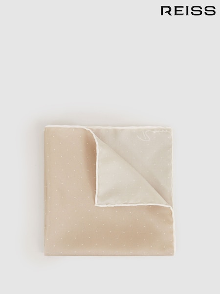 Reiss Liam Polka Dot Silk Pocket Square (AB2489) | 58 €