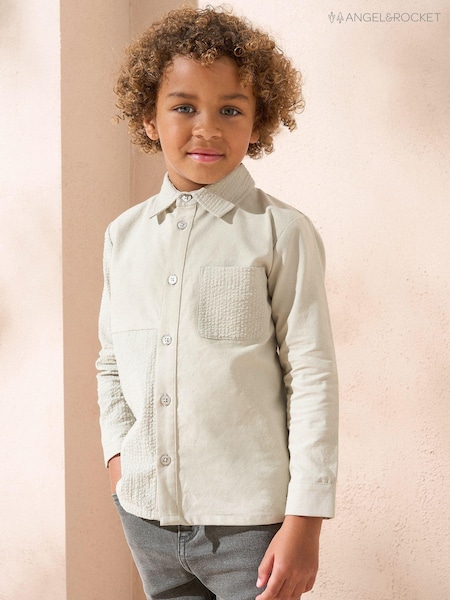 Angel & Rocket Thomas Textured Block 100% Cotton Shirt (AB2636) | 83 LEI - 100 LEI