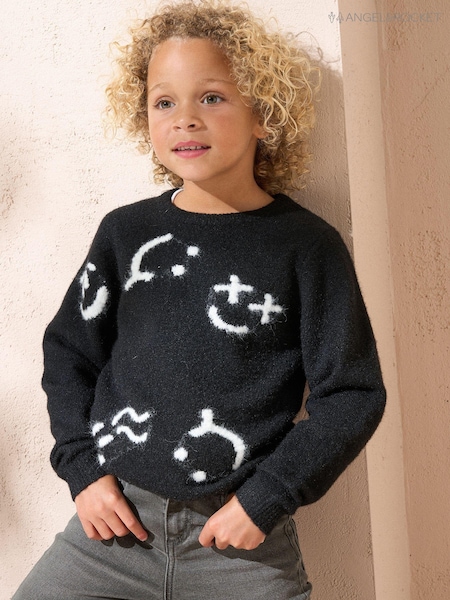 Angel & Rocket Black Jasper Smiley Jumper (AB2673) | €17 - €20