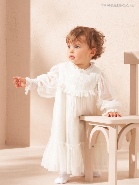 Angel & Rocket Cream Beau Boho Dress (AB2683) | 124 QAR - 130 QAR