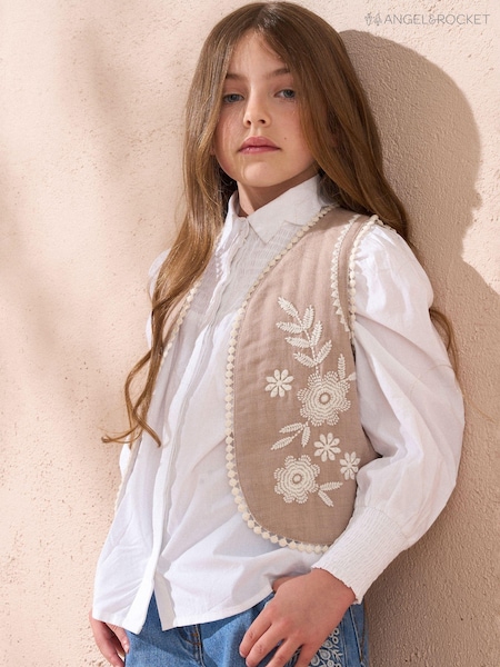 Angel & Rocket Lina Embroidered Gilet (AB2687) | kr400 - kr457
