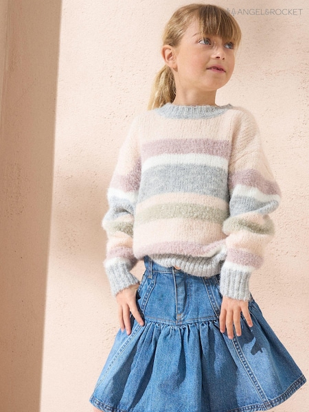 Angel & Rocket Blue Noemie 100% Cotton Denim Skirt (AB2729) | R$ 235 - R$ 275
