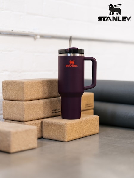 Stanley Plum Quencher H2.0 FlowState Tumbler Water Bottle 1.18L (AB2870) | €61