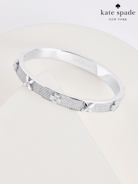 kate spade new york Silver Tone Hinged Bangle (AB2933) | 87 €
