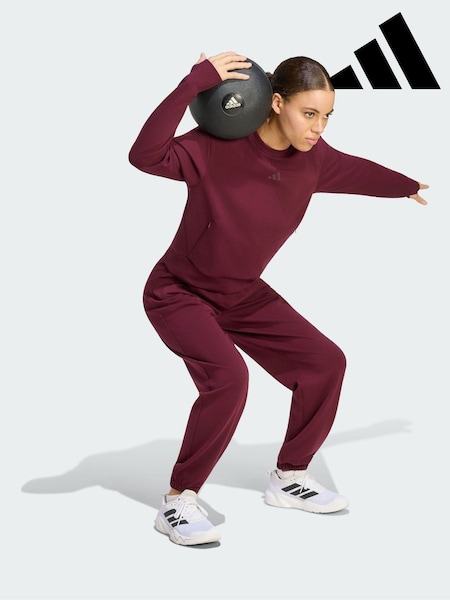 Червоний - Adidas Designed-for-training Warm-up Crewneck Sweatshirt