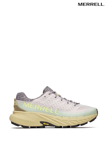 Merrell White/Lemon Womens Agility Peak 5 Trainers (AB3593) | €212
