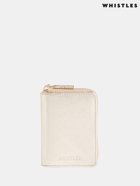 Whistles Gold Koa Compact Purse (AB3649) | $77