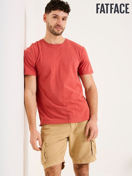 FatFace Lulworth Vintage Red T-Shirt (AB3679) | 111 QAR