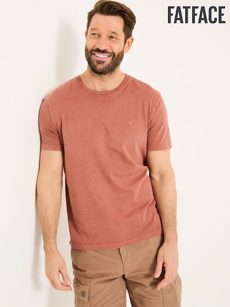 FatFace Lulworth Rust Brown T-Shirt (AB3686) | €32