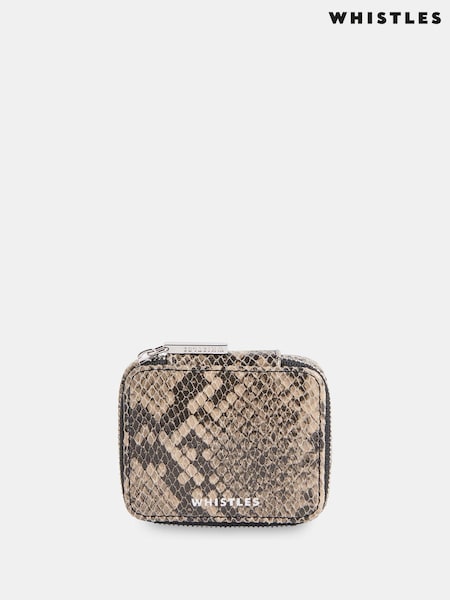 Whistles Natural Lotta Snake Mini Jewellery Box (AB3846) | €71