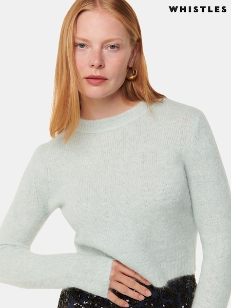 Whistles Alpaca Mix Fluffy Knit Jumper (AB3878) | 497 LEI
