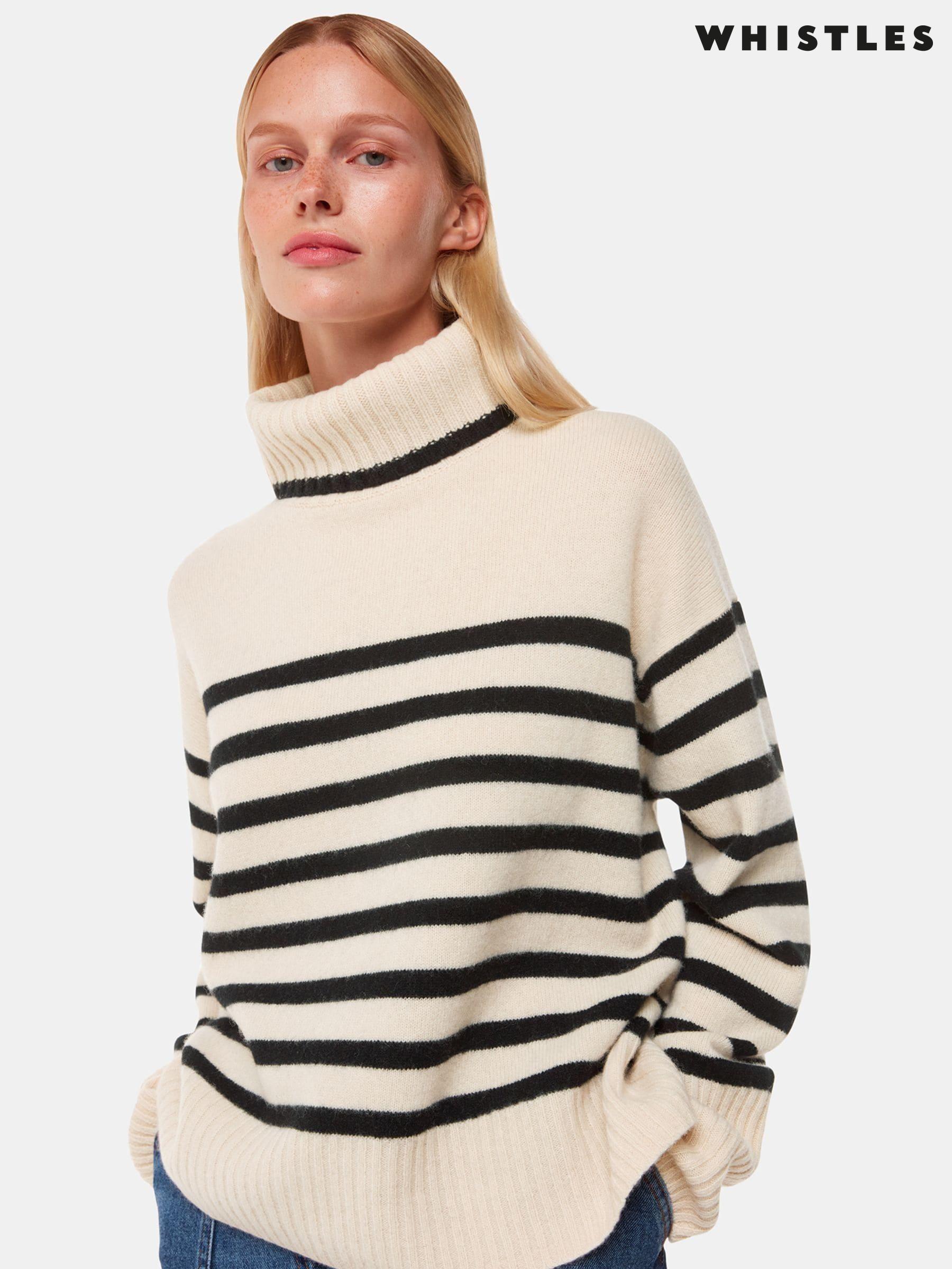 Whistles White Oversized Roll Neck Jumpers Next Luxembourg