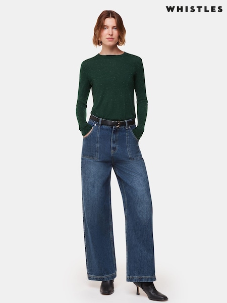 Whistles Annie Sparkle Crew Neck Jumper (AB3891) | 559 LEI