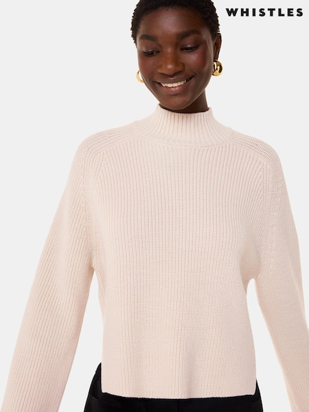 Whistles Wool Mix Side Detail Knit Jumper (AB3905) | 122 €