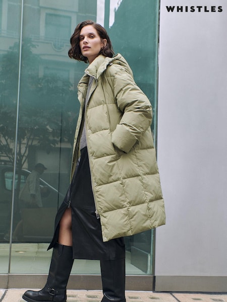 Whistles Green Green Una Coat (AB3979) | €130