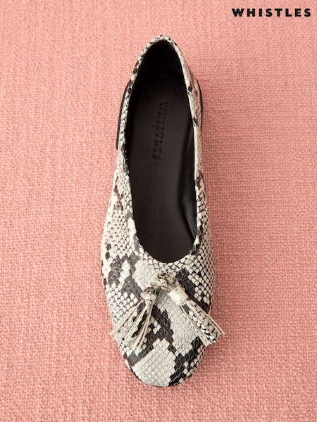 Whistles Cilou Tassel Snake Ballet Pumps (AB3980) | € 95