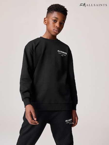 أسود - smALLSAINTS Oversized Underground Crew Sweatshirt (AB4028) | ‏186 د.إ.‏ - ‏ 210‏ د.إ.