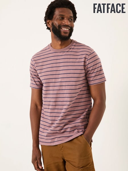 FatFace Purple Stripe T-Shirt (AB4041) | €37