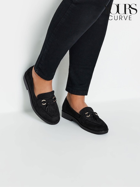 Yours Curve Extra Wide Fit Tassel Loafers (AB4115) | € 45