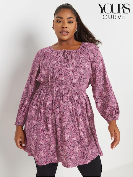 Yours Curve Crinkle Boho Tunic (AB4126) | €46