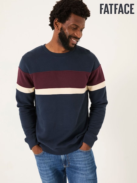 FatFace Brooke Navy Cut Sew Crew (AB4153) | R$ 445