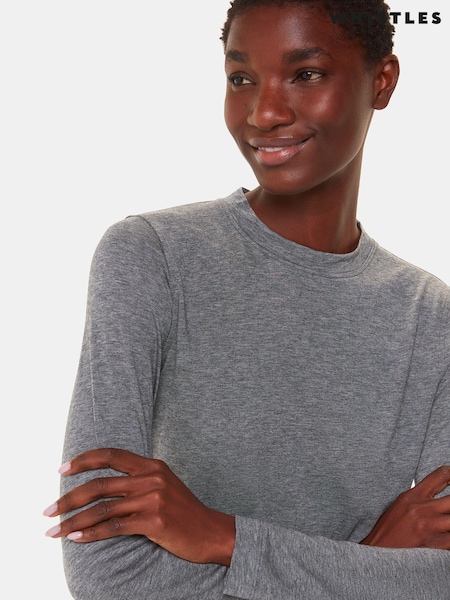 Whistles Wool Blend Crew Neck Top (AB4202) | ‏347‏₪