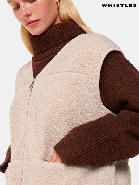 Whistles Josie Fleece Gilet (AB4259) | €131