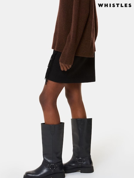 Whistles Matteo Knee High Biker Boots (AB4267) | 1,929 LEI