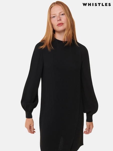 Whistles Cleo Shift Black Dress (AB4367) | €114