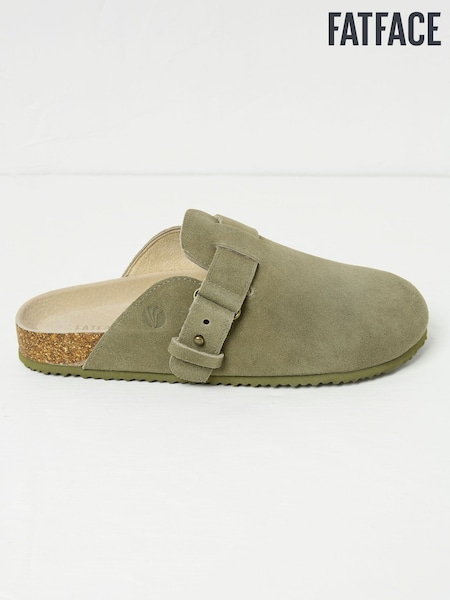FatFace Elsie Khaki Green House Shoes (AB4487) | SGD 73