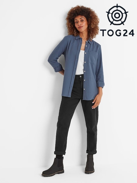 Tog 24 Blue Womens Teiga 100% Cotton Shirt (AB4511) | €27