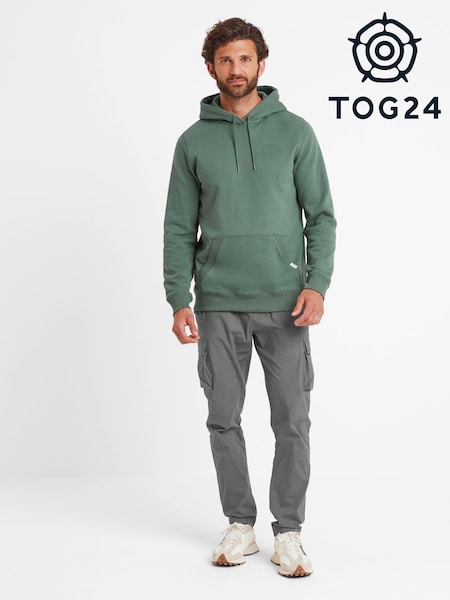 Tog 24 Green Mens Thirlby Overhead Light Forest Hoodie (AB4533) | 104 QAR