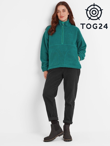 Tog 24 Blue Vance Womens Sherpa Zip Neck  Jumper (AB4555) | €46