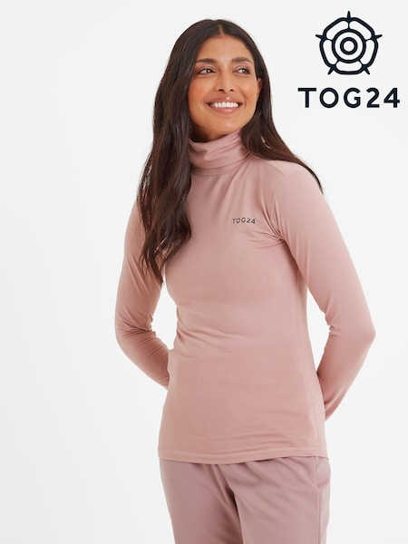 Blassrosa - Tog 24 Snowdon Thermal Zip Neck T-Shirt (AB4561) | 50 €