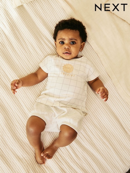 Scandi Character T-Shirt and Shorts Set 6 Piece (0mths-2yrs) (AB4599) | AED152 - AED163