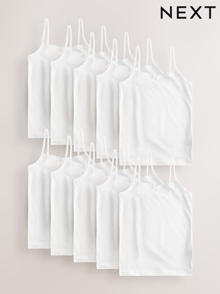 Blanco - Elastic Strappy Cami Vests (1.5-16yrs) (AB4637) | 28 € - 39 €