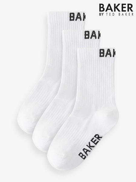 Weiß - Baker by Ted Baker Socks 3 Pack (AB4641) | 14 € - 16 €