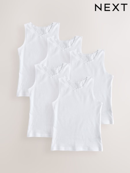 Blanco - White Lace Trim Vest (1.5-16yrs) (AB4793) | 14 € - 19 €
