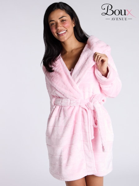 Rosa - Boux Avenue Cosy Heart Short Dressing Gown (AB4814) | 71 €