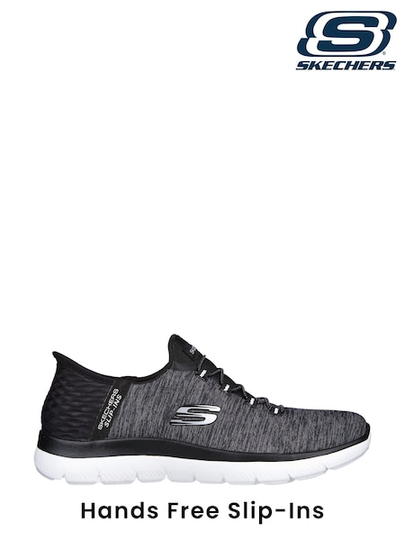 Fondo negro - Skechers Pink Womens Slip In Summits Dazzling Haze Trainers (AB4859) | 105 €