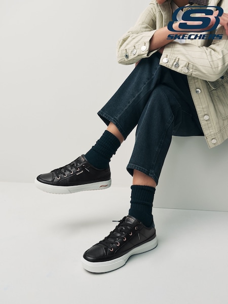 Poliuretano negro  - Skechers Arch Fit Arcade Womens Trainers (AB4875) | 98 €