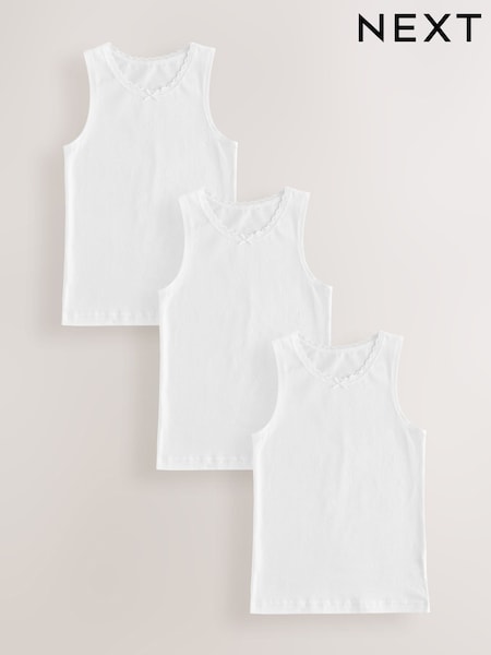 Blanco - White Lace Trim Vest (1.5-16yrs) (AB4887) | 8 € - 12 €