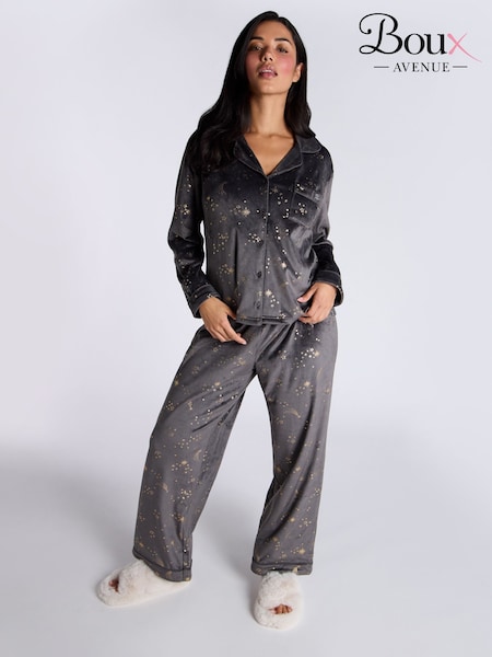Boux Avenue Cosy Velour Pyjamas Set (AB4917) | €32