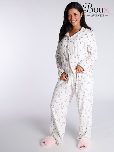 Boux Avenue Cosy Velour Pyjamas Set (AB4921) | €69