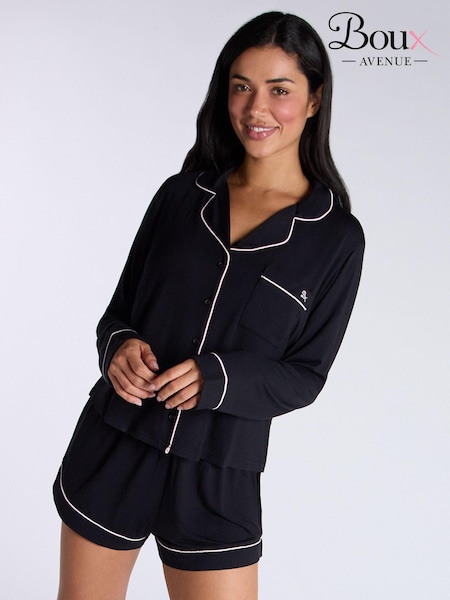 Boux Avenue Modal Long Sleeve Pyjama Short Set (AB4923) | €57