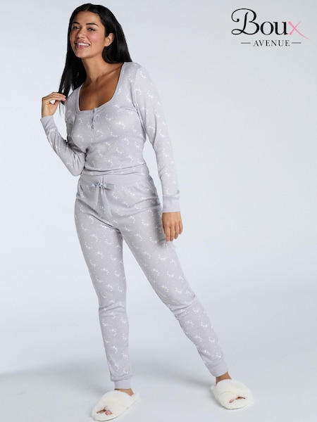 Boux Avenue Rib Star Top and Leggings Set (AB4954) | AED110