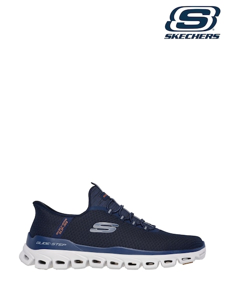 Albastru - Skechers Glide Step Trainers (AB4988) | 551 LEI