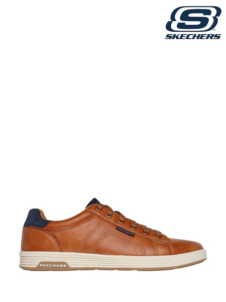 Skechers Light Brown Cavell Hensley Trainers (AB5006) | ₪272